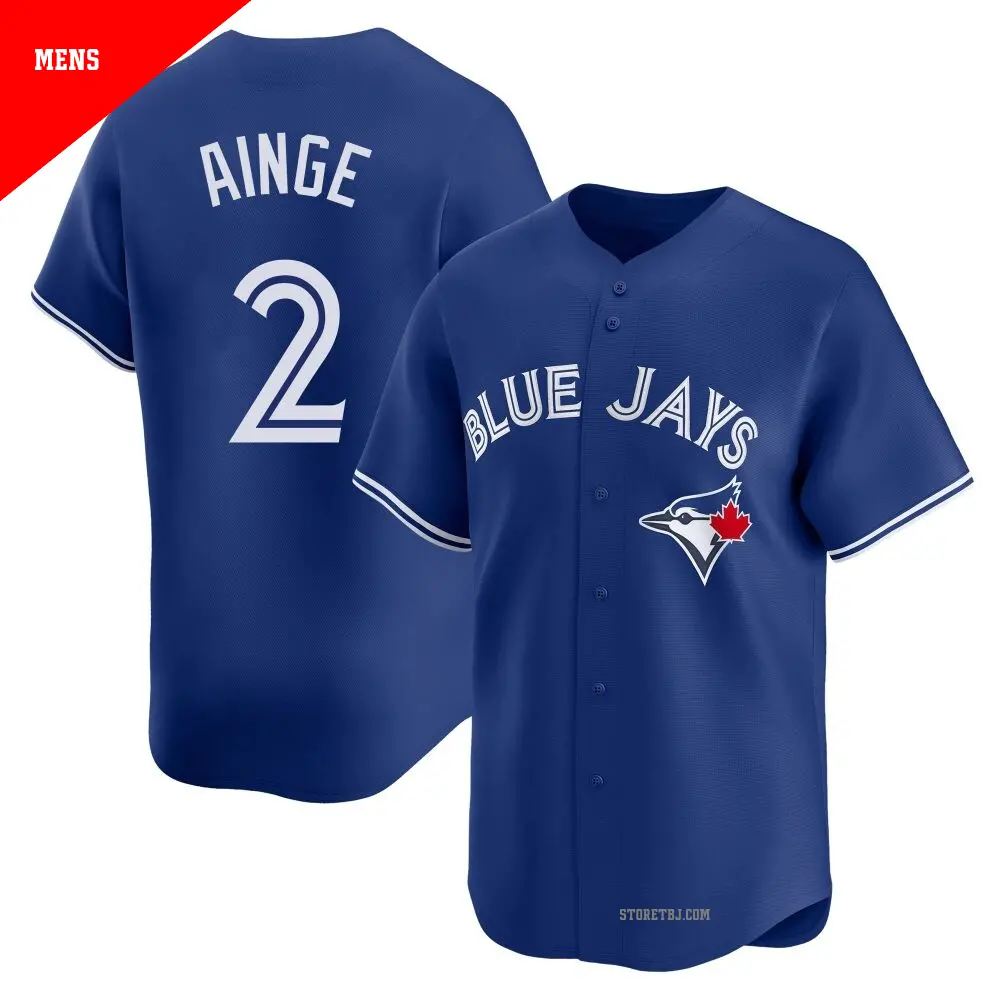 BLUE JAYS ユニフォーム　背番号12 Men's #2 Danny Ainge Toronto Blue Jays Black Limited 2024