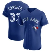 Men's #33 Jose Canseco Toronto Blue Jays Royal Elite Alternate Jersey
