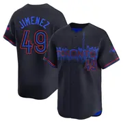 Men's #49 Leo Jimenez Toronto Blue Jays Black Limited 2024