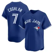 Men's #7 Chris Coghlan Toronto Blue Jays Royal Limited