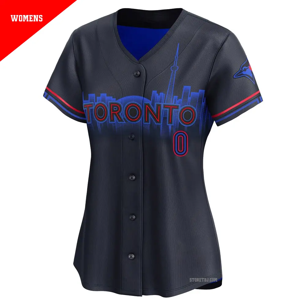 Women's #0 Andres Gimenez Toronto Blue Jays Black Limited