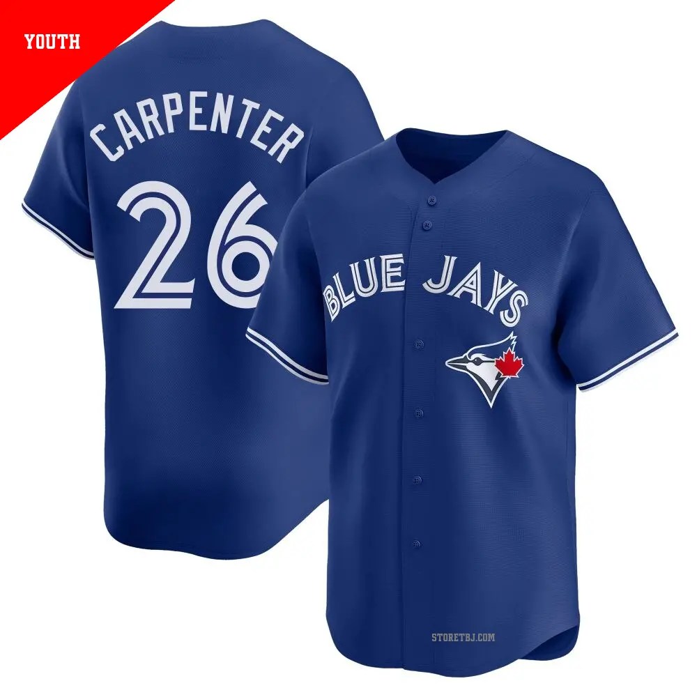 森田祐介 TRiNiDAD UNIFIED Gonzalez Type6 Men's #26 Chris Carpenter Toronto Blue Jays Royal Limited